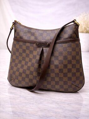 Authentic Louis Vuitton Bloomsbury PM Damier Ebene Crossbody Bag